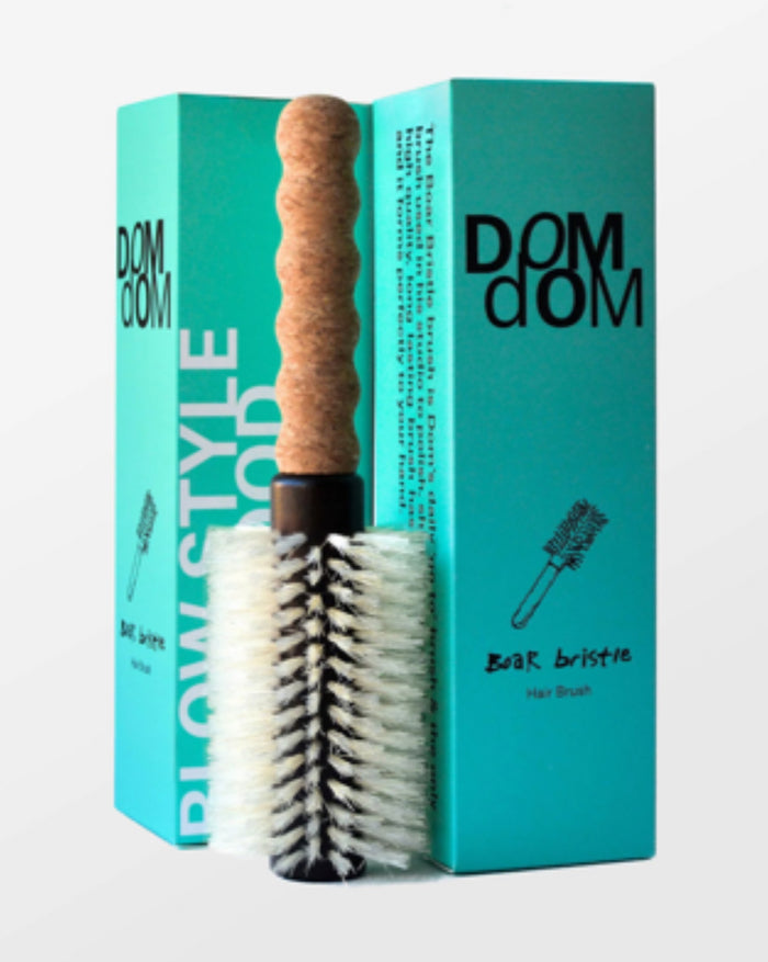 dom dom hair oar bristle brush round brush