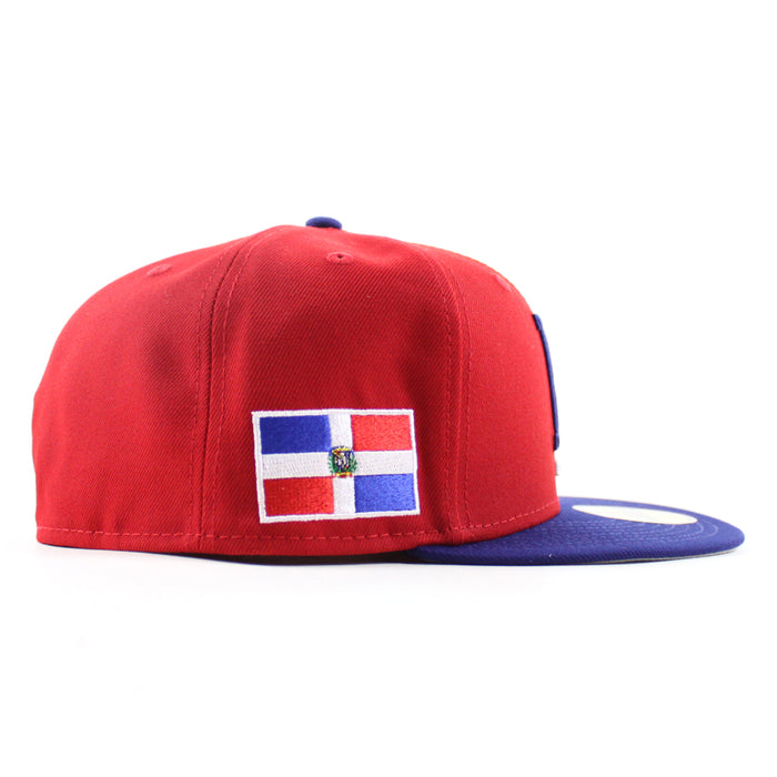 Dominican Republic 2026 World Baseball Classic (WBC) New Era 59Fifty Fitted Hat (Navy Red Grey Under Brim)