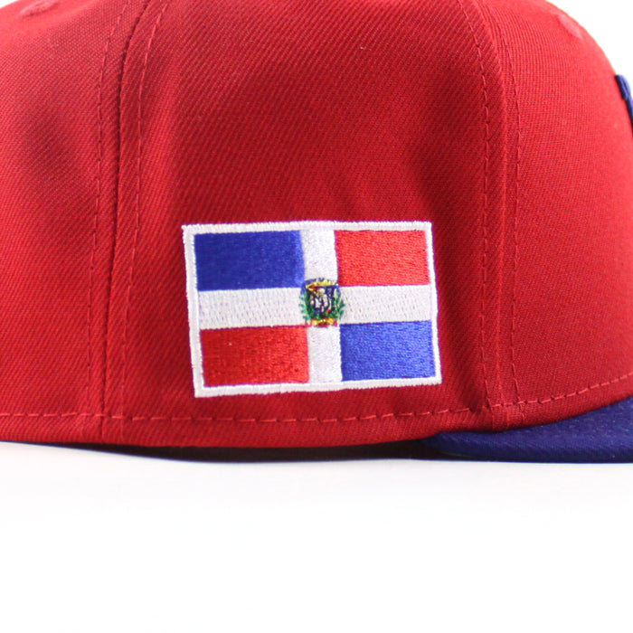 Dominican Republic 2026 World Baseball Classic (WBC) New Era 59Fifty Fitted Hat (Navy Red Grey Under Brim)