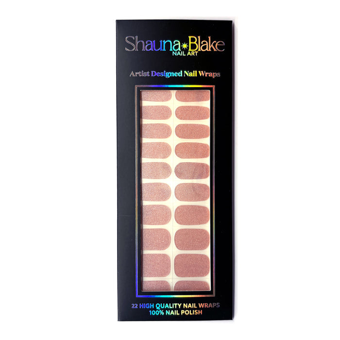 Dusty Rose Shifter No Light Gel Nail Wraps (NLG)