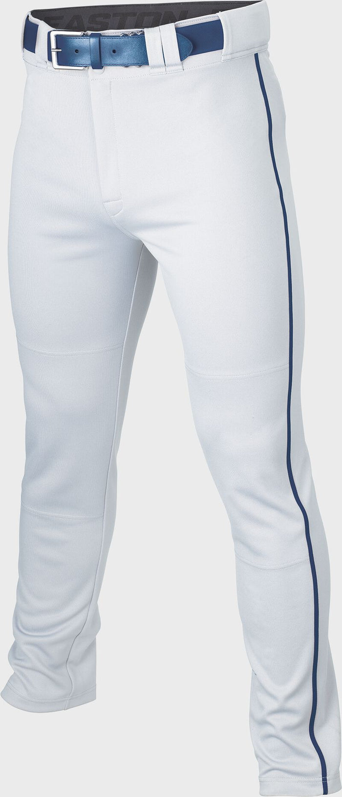 Easton Youth Rival+ Piped Open Bottom Pant Apparel Rawlings/Easton White/Navy Small