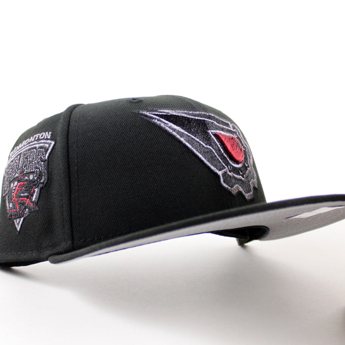 Edmonton Oilers EDMOIL Patch New Era 59Fifty Fitted Hat (Black Gray Under brim)