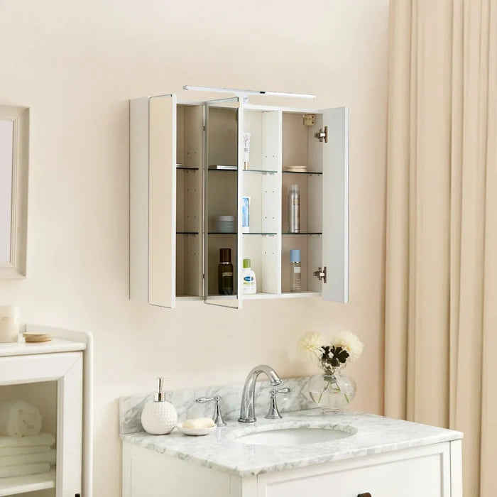 Eipper Bathroom Mirror Cabinet [with Headlight] [3 Doors]