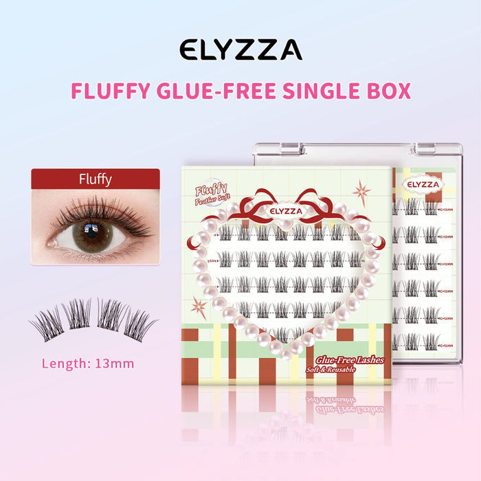 Elyzza Fluffy Glue-Free False Eyelashes رموش إليزا الصناعية الرقيقة الخالية من الغراء - Princess Cosmetics Qatar