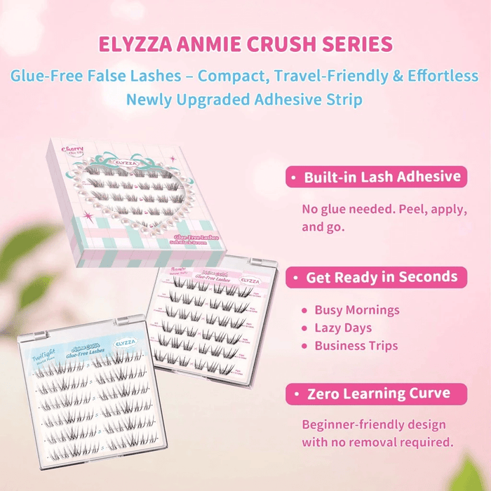 Elyzza Blinkz Glue-Free False Eyelashes رموش صناعية خالية من الغراء من إليزا بلينكز - Princess Cosmetics Qatar