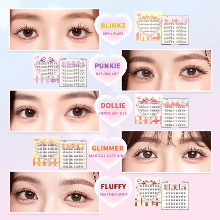 Elyzza Blinkz Glue-Free False Eyelashes رموش صناعية خالية من الغراء من إليزا بلينكز - Princess Cosmetics Qatar