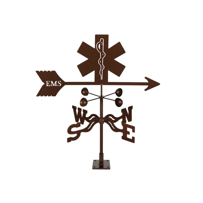 EMS Emergency Medical Services Weathervane First Responder Decor