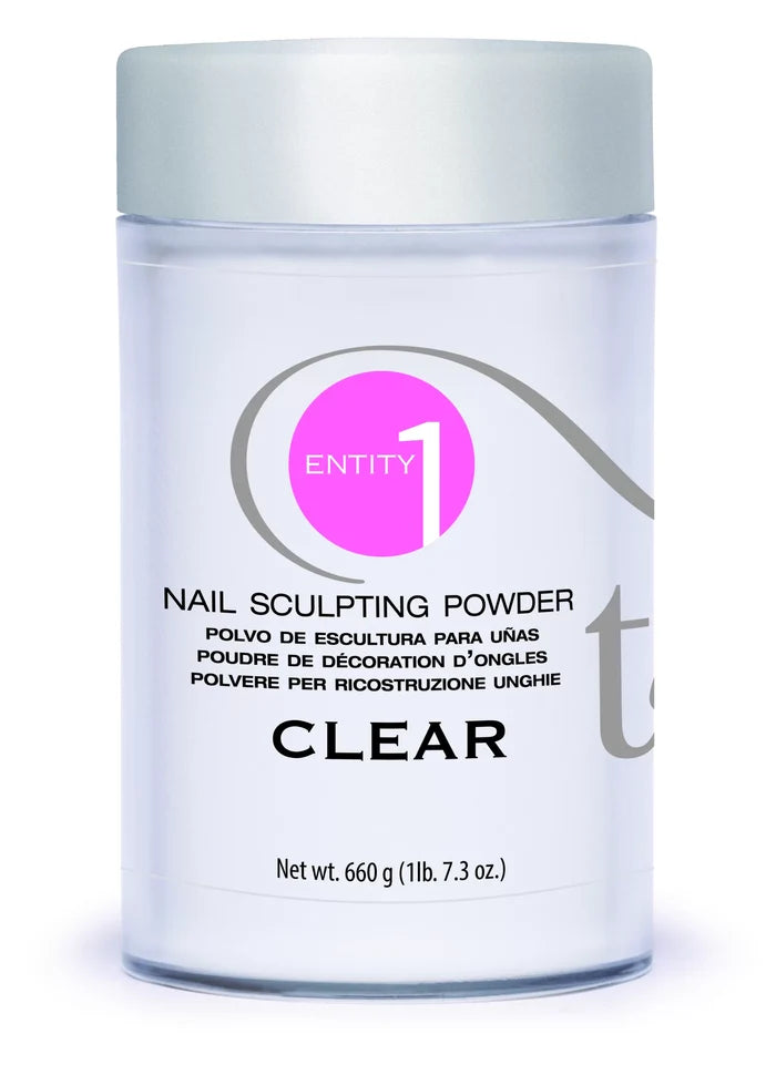 Entity Beauty Nail Acrylic Sculpting Powder CLEAR - Size 23.3oz