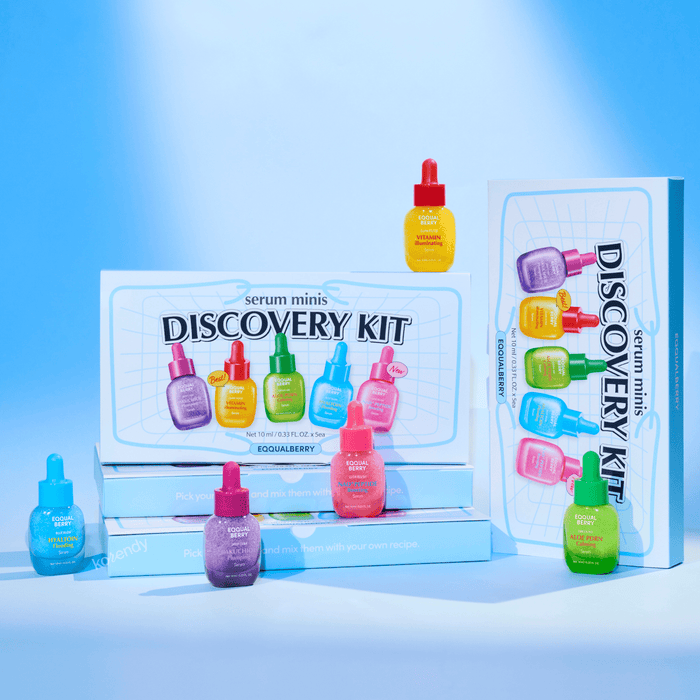 Eqqualberry 5 Mini Serums Discovery Set (10ml x 5) مجموعة إيكوالبيري لاكتشاف 5 سيرومات صغيرة - Princess Cosmetics Qatar