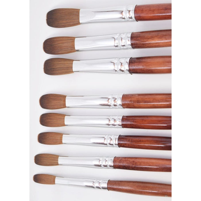 EX Kolinsky Acrylic Nail Brush For Manicure Powder (CRIMPED) - Choose your size