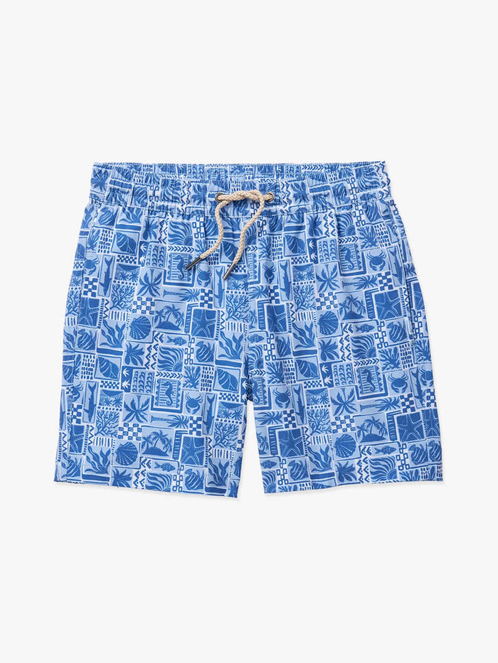 Fair Harbor Boys' Bayberry Trunk Apparel Fair Harbor Blue Seas Tile Youth XSmall