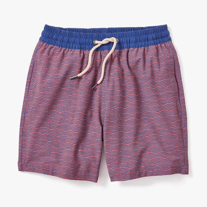 Fair Harbor Boys' Bayberry Trunk Apparel Fair Harbor Red Waves Youth Small