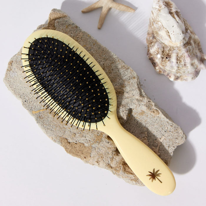 Fan Palm Wet Brush Medium Sunshine Speciaal voor nat haar Ontklit Care For Hair