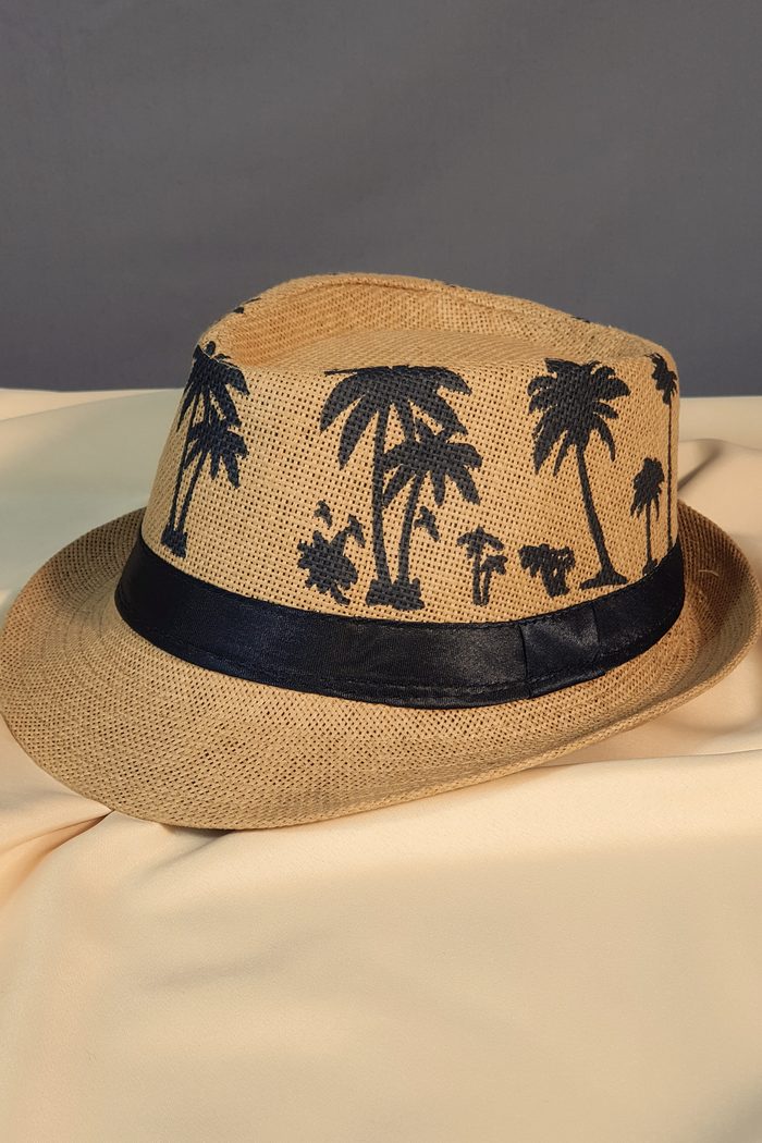 Fedora Hat I Philippine Accesories with Tree's Design