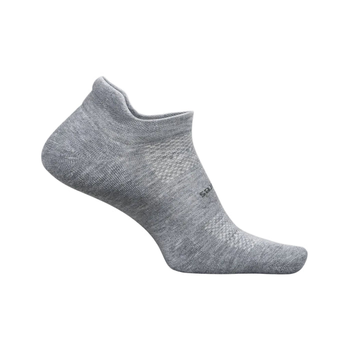 Feetures High Performance Max Cushion No Show Tab Apparel Feetures Small Light Gray