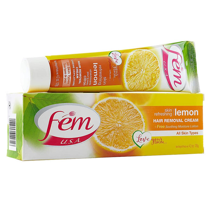 fem lemon hair removel cream 120gm USA