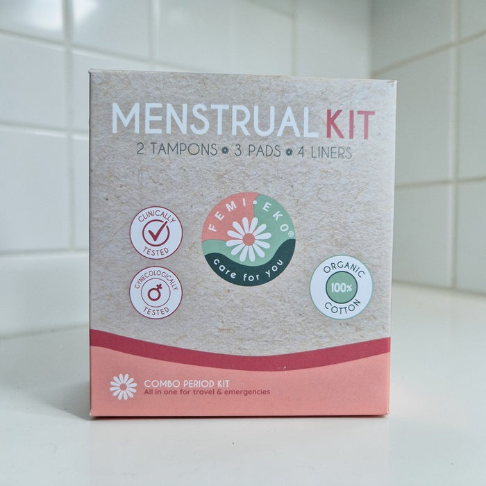 Femi.Eko - økologiske - Menstruations Travel Kit