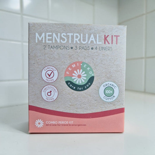 Femi.Eko - økologiske - Menstruations Travel Kit