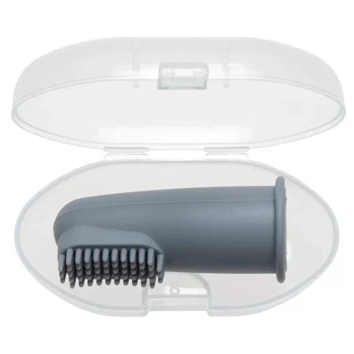 Finger Toothbrush - Grey Blue