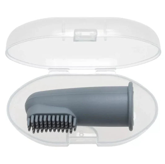Finger Toothbrush - Grey Blue