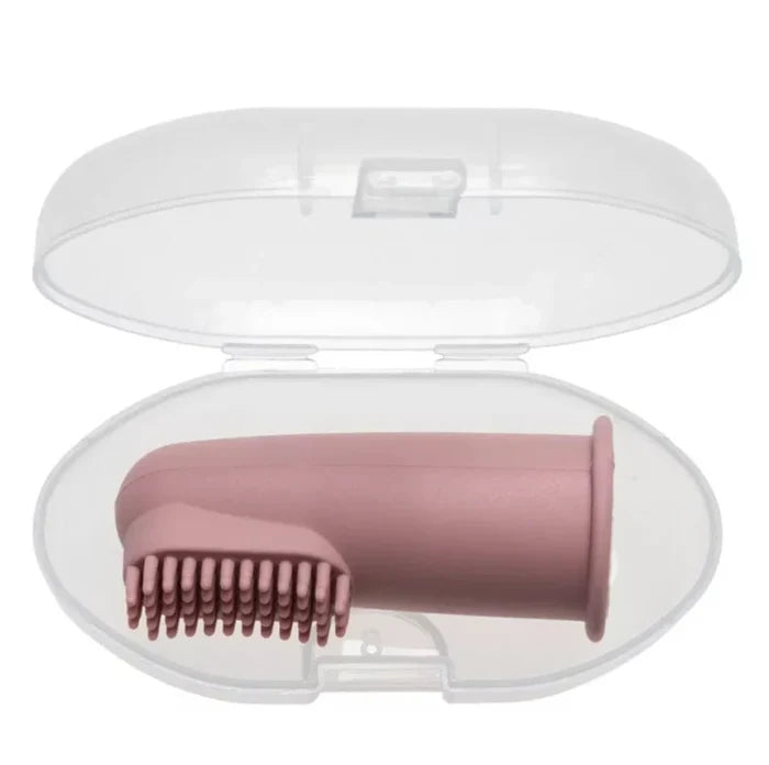 Finger Toothbrush - Powder Pink