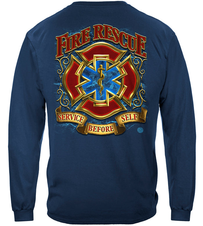 Firefighter long sleeve fire department IAFF fire rescue first responder
