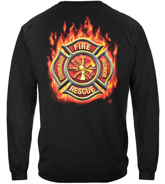 Firefighter long sleeve fire department IAFF fire rescue first responder
