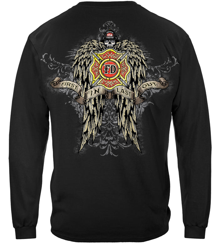 Firefighter long sleeve fire department IAFF fire rescue first responder