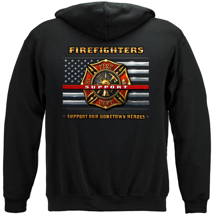 Firefighter Support Hooded Sweatshirt
