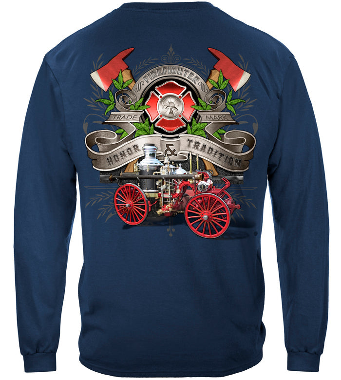 Firefighter long sleeve fire department IAFF fire rescue first responder