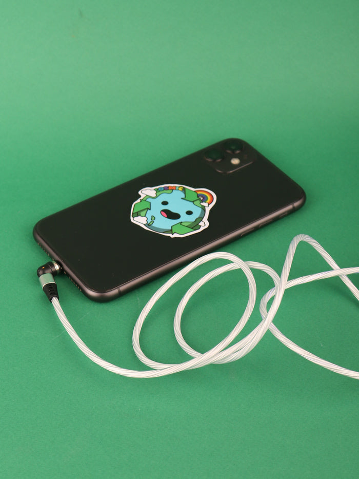 Flashing Magnetic Cable Lightning 1m | Rainbow-Image 1