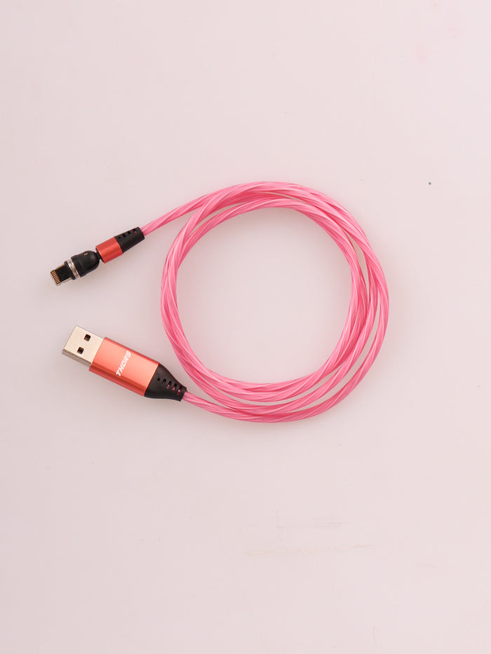 Flashing Magnetic Cable Lightning 1m | Red-Image 2