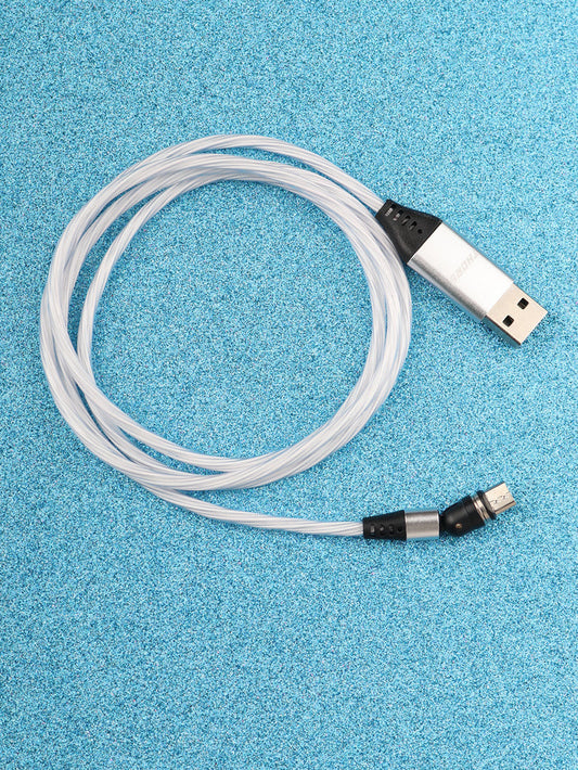 Flashing Magnetic Cable Micro USB 1m | Rainbow-Image 1