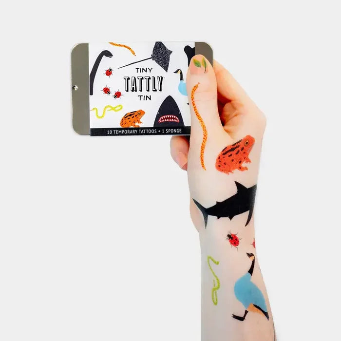 Floral Tattoo Tin