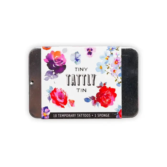 Floral Tattoo Tin