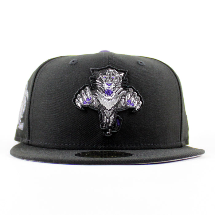 Florida Panthers Palm Tree Patch New Era 59Fifty Fitted Hat (Black Gray Under brim)