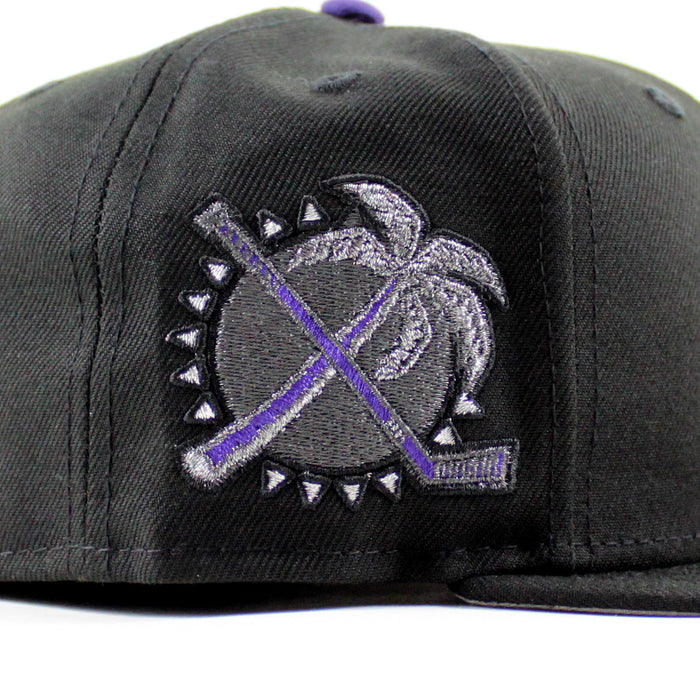 Florida Panthers Palm Tree Patch New Era 59Fifty Fitted Hat (Black Gray Under brim)