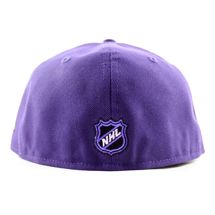 Florida Panthers Panthers Patch New Era 59Fifty Fitted Hat (Purple Gray Under brim)