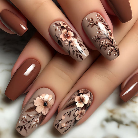 Flower manicure