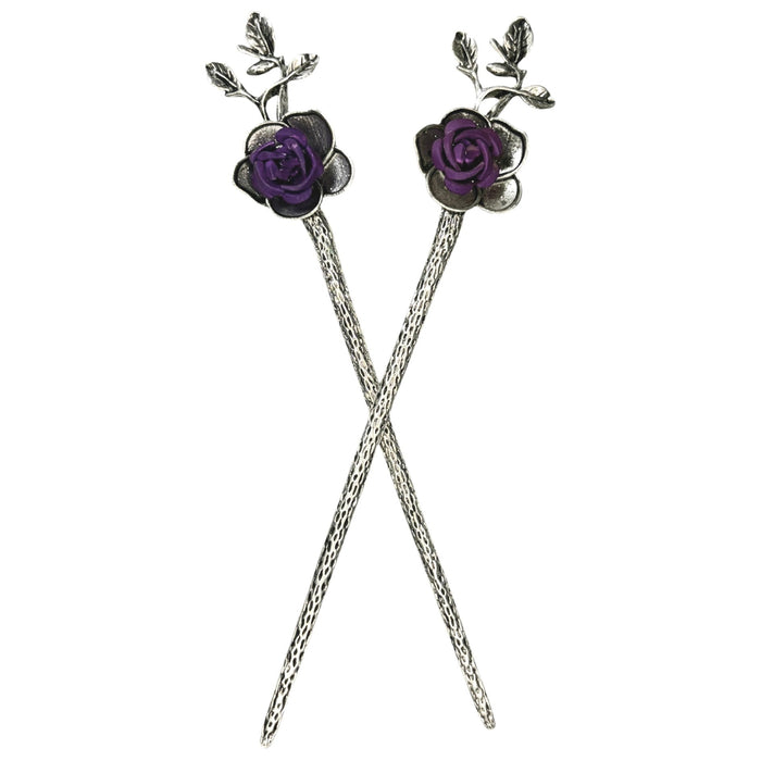 Silver/Purple