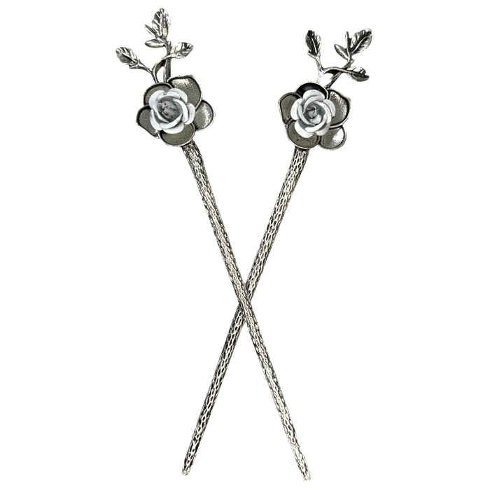 Silver/White
