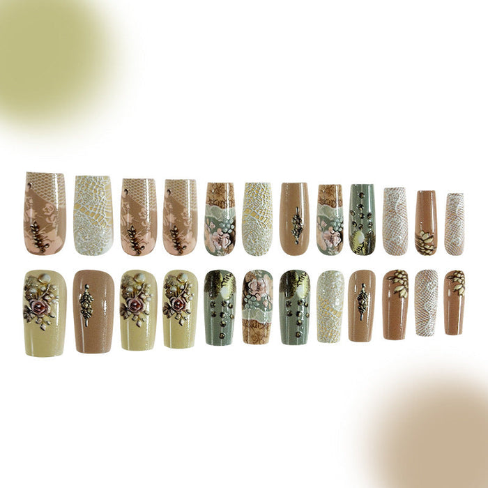 Flower Press-On Nails