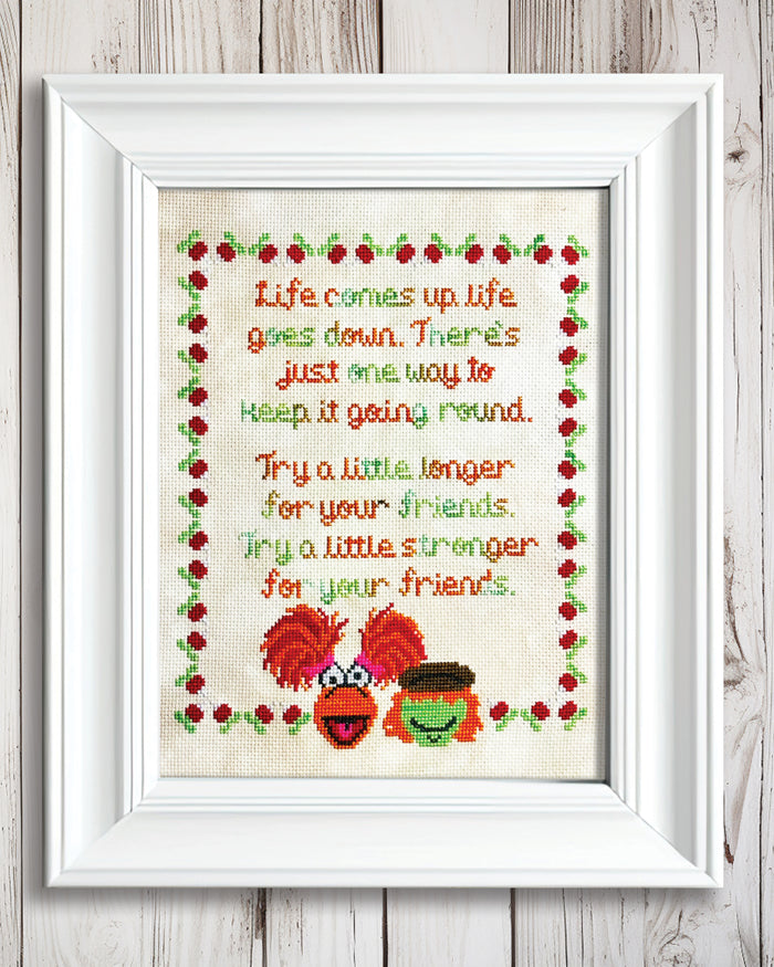 For Your Friends Cross Stitch Pattern