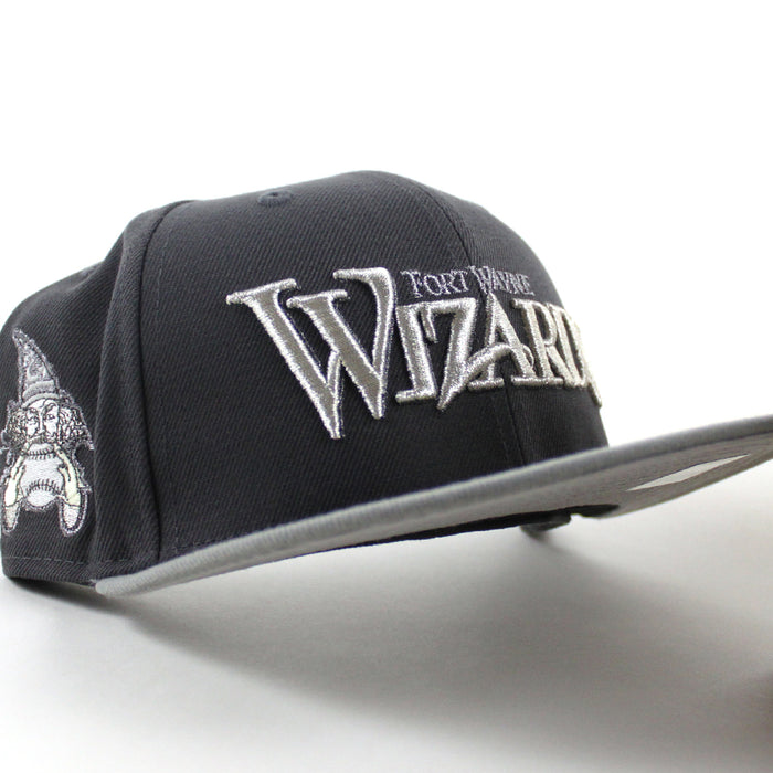Fort Wayne Wizards New Era 59Fifty Fitted Hat (Dark Gray Misty Gray Gray Under Brim)