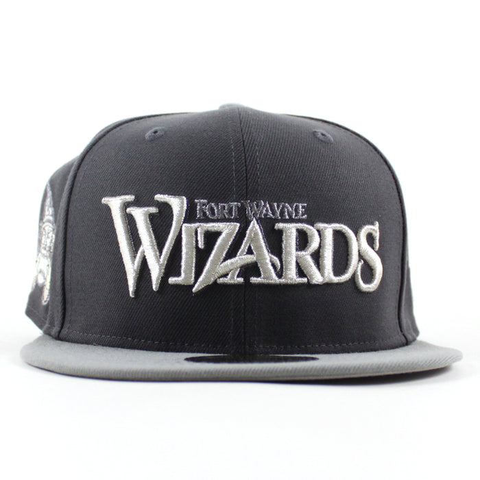 Fort Wayne Wizards New Era 59Fifty Fitted Hat (Dark Gray Misty Gray Gray Under Brim)