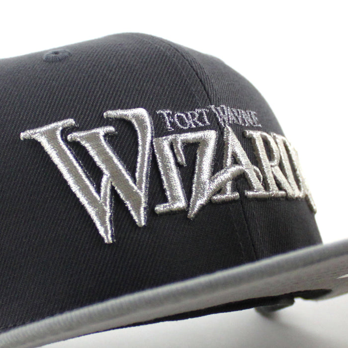 Fort Wayne Wizards New Era 59Fifty Fitted Hat (Dark Gray Misty Gray Gray Under Brim)
