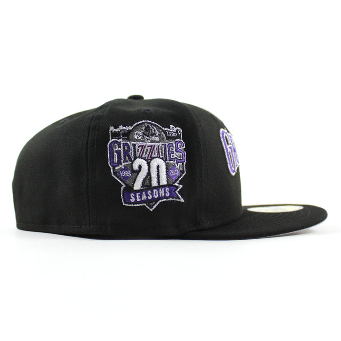 Fresno Grizzlies 20 Seasons Patch New Era 59Fifty Fitted Hat (Black Gray Under Brim)