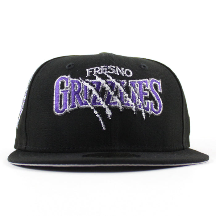 Fresno Grizzlies 20 Seasons Patch New Era 59Fifty Fitted Hat (Black Gray Under Brim)