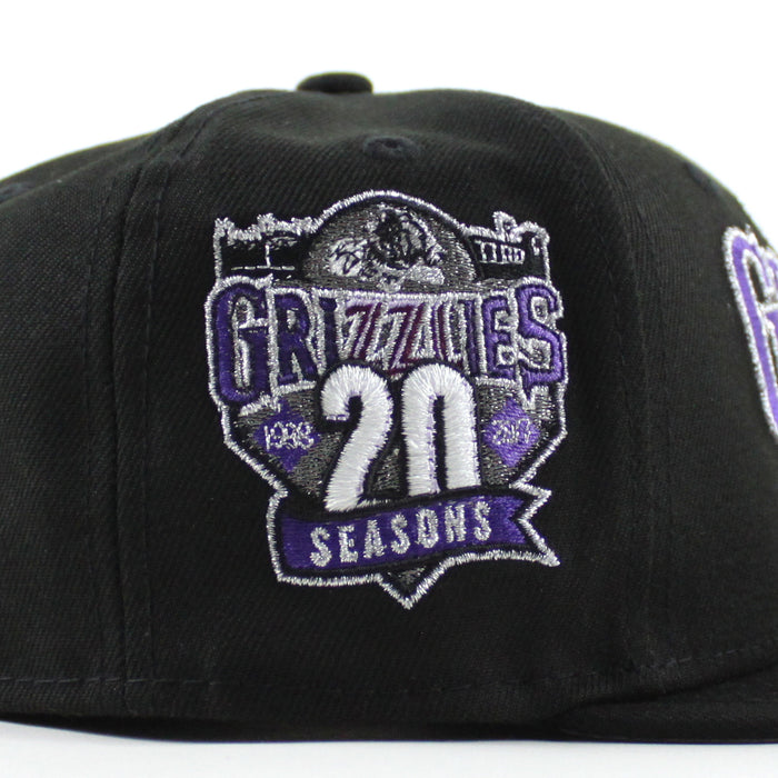 Fresno Grizzlies 20 Seasons Patch New Era 59Fifty Fitted Hat (Black Gray Under Brim)