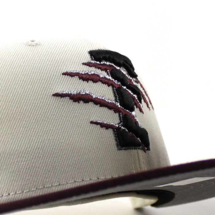 Fresno Grizzlies Grizzlies Patch New Era 59Fifty Fitted Hat (Chrome Maroon Gray Under Brim)